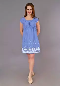 Платье трикотажное Ариша (узоры)