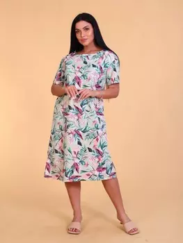 Платье трикотажное Арлинда (ментол)