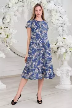 Платье трикотажное Арсэлия (пальмы)