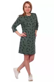 Платье трикотажное Ашлин (хаки) рр