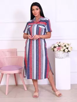 Платье трикотажное Асиа (красное) рр