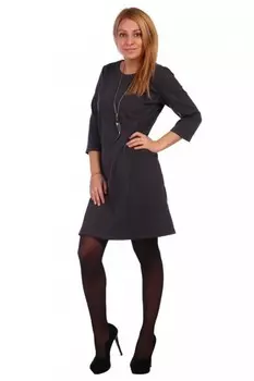 Платье трикотажное Авалона (серое) рр