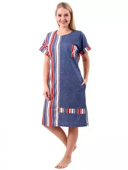 Платье трикотажное Авангард (полоса)