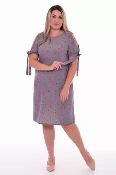 Платье трикотажное Авани (розы)