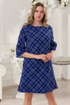 Платье трикотажное Беата (клетка) рр