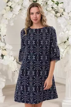 Платье трикотажное Беата (узоры)