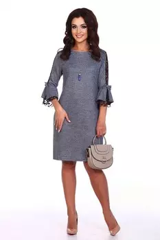 Платье трикотажное Бетэни (джинс)