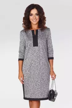 Платье трикотажное Блэйз (светло-серое)