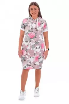 Платье трикотажное Бланка (пудровое) рр