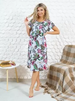 Платье трикотажное Блэр (голубое) от