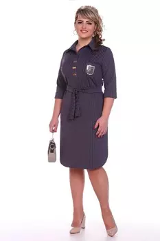 Платье трикотажное Блис (серое) рр