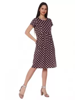 Платье трикотажное Блюбелл (шоколадное) рр