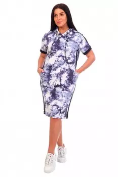 Платье трикотажное Бонни (синее) рр