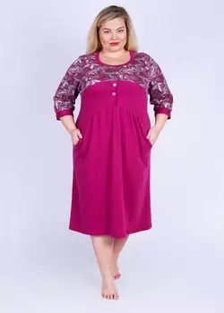 Платье трикотажное Бриг (сливовое) рр