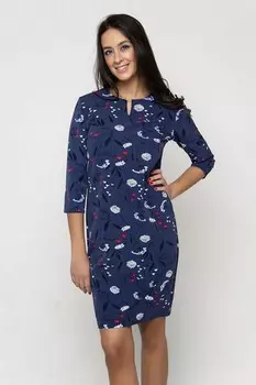 Платье трикотажное Цветанка (цветы) рр