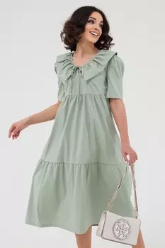 Платье трикотажное Дайана (оливковое)