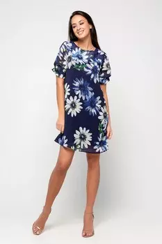 Платье трикотажное Дакей (синее)