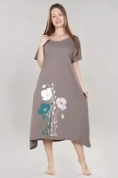 Платье трикотажное Далия (серое) рр