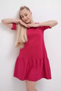 Платье трикотажное Дарея (малиновое)