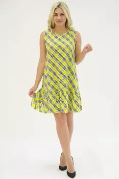 Платье трикотажное Давиния (желтое) рр