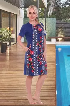 Платье трикотажное Дильназ