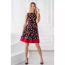 Платье трикотажное Дива (красное)