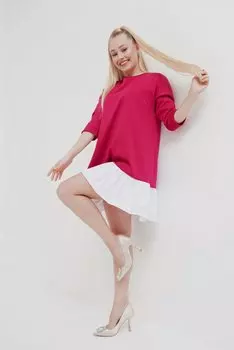 Платье трикотажное Дора (малиновое) рр