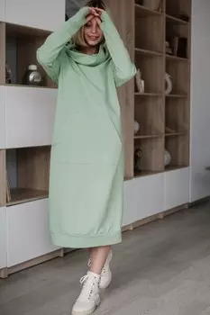 Платье трикотажное Джемис (оливковый)