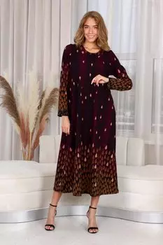 Платье трикотажное Джес (фиолетовое)