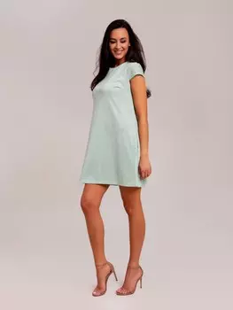 Платье трикотажное Джилли (ментоловое)