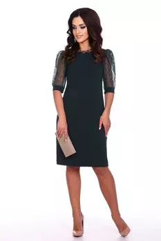 Платье трикотажное Джона (зеленое) рр