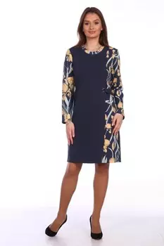 Платье трикотажное Джосет (желтые цветы) рр