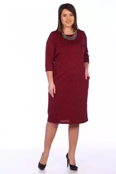 Платье трикотажное Евгения (в ассортименте)