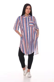 Платье трикотажное Фея (полосы)