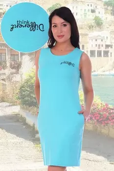 Платье трикотажное Фета (ментоловое) рр