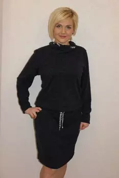 Платье трикотажное Флави