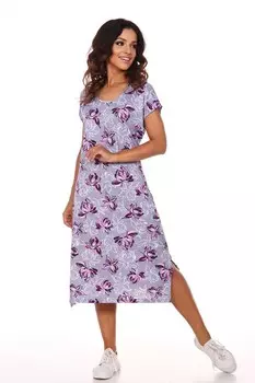 Платье трикотажное Флоренция (сиреневое)