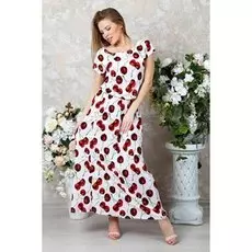 Платье трикотажное Франси (вишни)