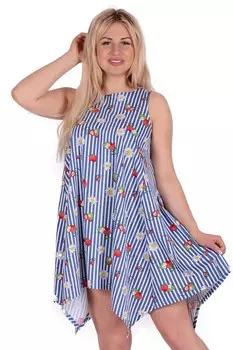 Платье трикотажное Габби (полоса)