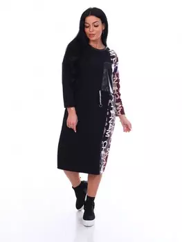 Платье трикотажное Ганзи (буквы)