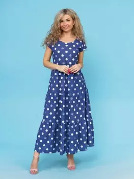 Платье трикотажное Гаянэ (индиго) от