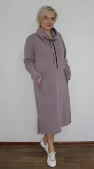 Платье трикотажное Гэвина (какао)