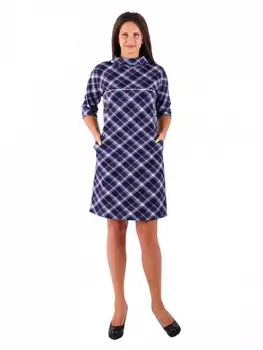 Платье трикотажное Гавриила (фиолетовое)