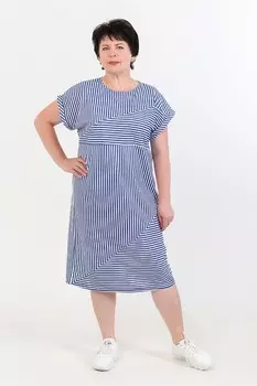 Платье трикотажное Гелана (полоса)