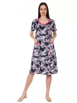 Платье трикотажное Гемма (розы)