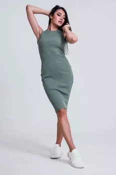 Платье трикотажное Гермиона (хаки)