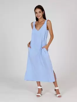 Платье трикотажное Хариса (полоса)