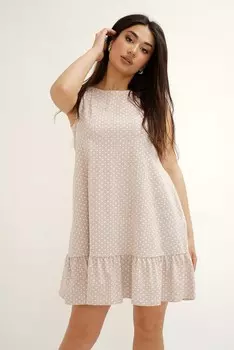 Платье трикотажное Хелли (бежевое) рр