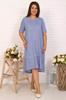 Платье трикотажное Илиана (синее) рр