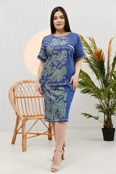 Платье трикотажное Иллирика (зеленое)